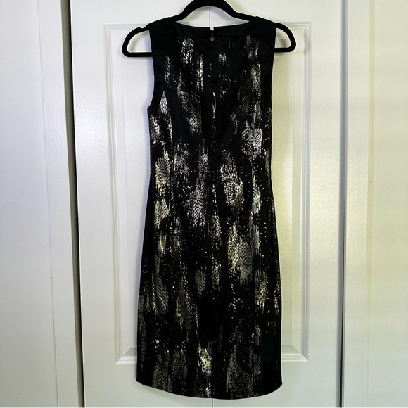 Roberto Cavalli Just Cavalli Black Dress Metallic Accents Size 42 IT - Picture 2 of 9
